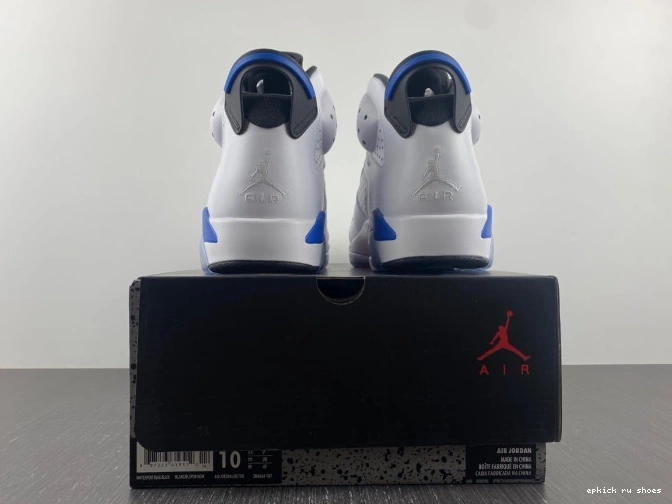 Rep Sport Jordan 6 (2014) Blue Air Retro 384664-107 0723